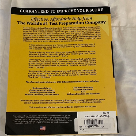 ATI TEAS Study Guide Set - Picture 7 of 14